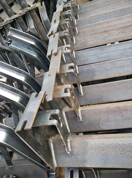 SABS conveyor roller frame,B1600mm conveor roller bracket for mining industry