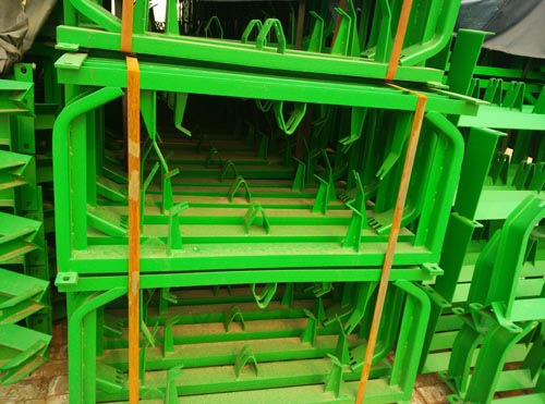 trough idler roller frame of belt conveyor