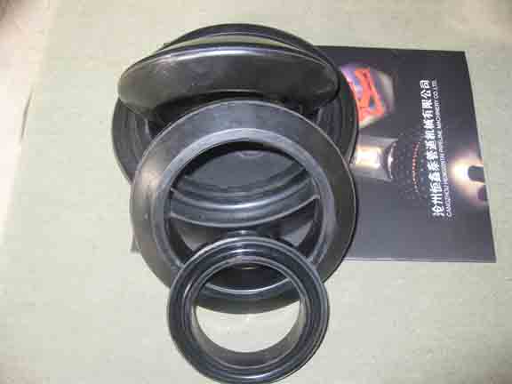 rubber ring for impact roller comb roller