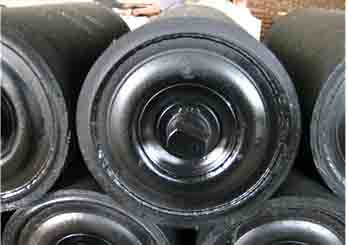 产品名称：Rubber coating conveyor roller
产品型号：89*190to 159*1600
产品规格：89mm to 159mn